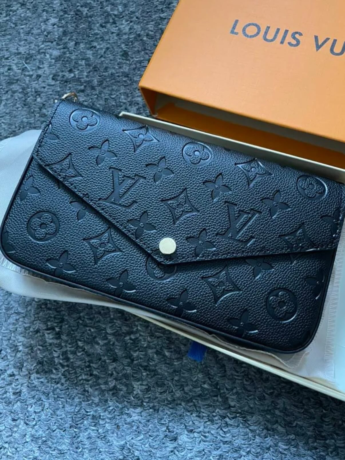 ‘LV’ Crossover Bag