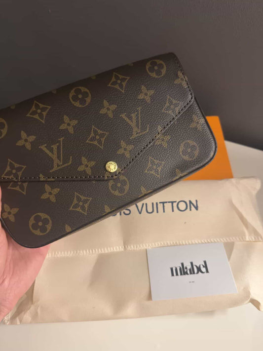 ‘LV’ Crossover Bag