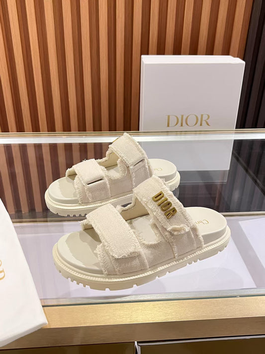 ‘D’ Backless Sandals